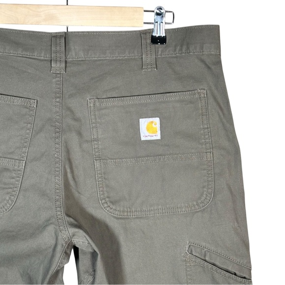 CARHARTT Relaxed Fit Rugged Flex Duck Double-Front Utility Work Pants 35x30 - Picture 11 of 12